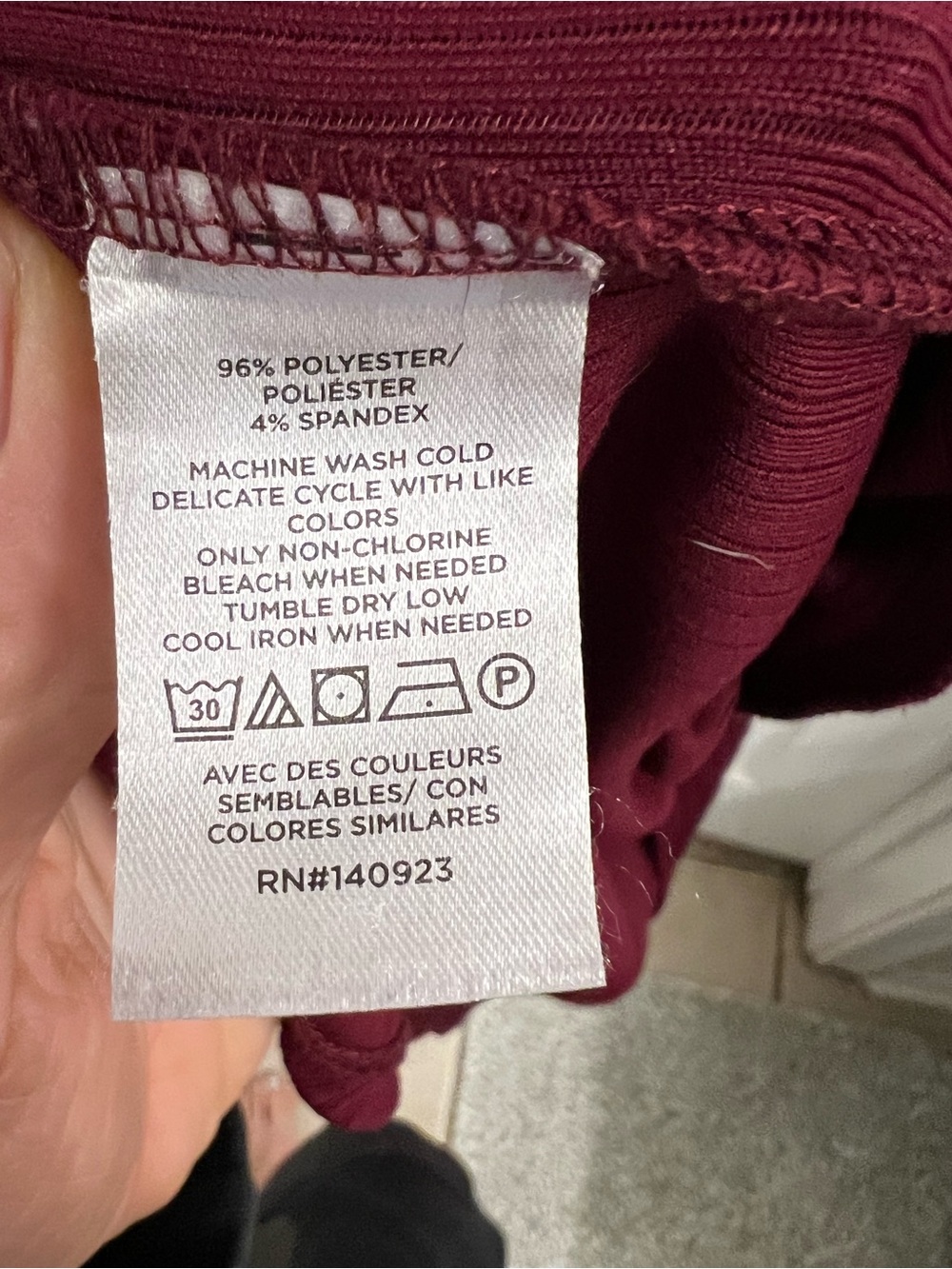 LOFT Burgundy Ribbed Side-Button Midi Dress - Picture 5 of 5